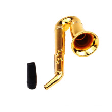 Cross-border hot selling 90mm small saxophone shaped metal pipe with filter